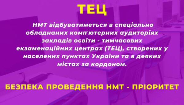 Тимчасові екзаменаційні центри за кордоном